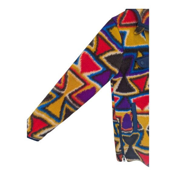 Patagonia Synchilla Cagoule Catalan Coral Kids Fleece Vision Quest Unisex S 7/8 - Picture 4 of 9